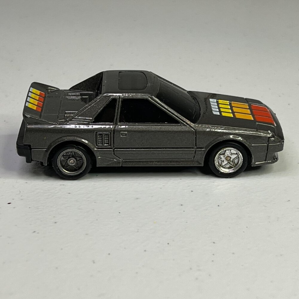 Vintage MC Toy Toyota MR2 Turbo 1/42 Scale Diecast Car With Graphic - 1980s - Picture 9 of 10